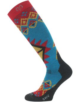 Skarpety Narciarskie Lasting SWV 80% Merino Wool Niebieski (306)