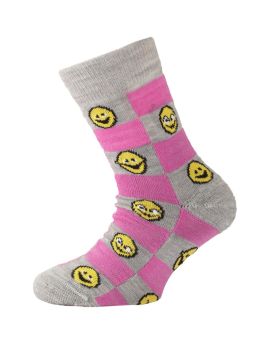 Skarpety Trekkingowe Dziecięce Lasting TJE 70% Merino Wool Szary (841) S (34-37)