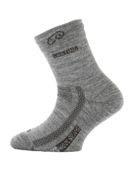 Skarpety Trekkingowe Dziecięce Lasting TJS 70% Merino Wool Szary (800) XS (29-33)