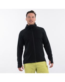 Bluza wełniana (Merino) męska Bergans of Norway Ulstein Wool Hood - Black