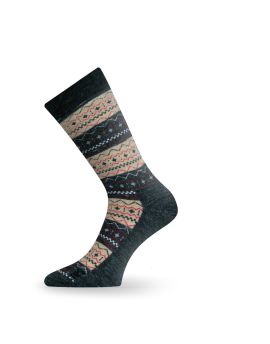 Skarpety Trekkingowe Lasting TWP 65% ISOLWOOL Szary (807) L (42-45)