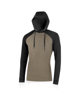 Bluza męska Lasting WERICH 100% Merino Wool Beżowo-Szary (7388)