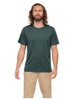 Koszulka męska Bergans of Norway Whenever Merino Tee - Black-L