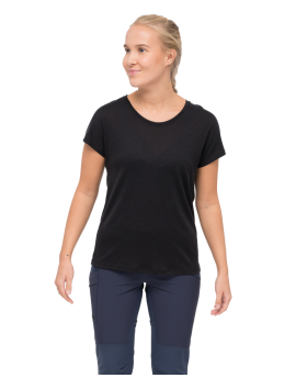 Koszulka damska Bergans of Norway Whenever Merino Tee - Black