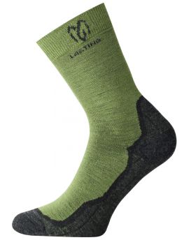 Skarpety trekkingowe Lasting WHI 70% Merino Wool Zielony (608)
