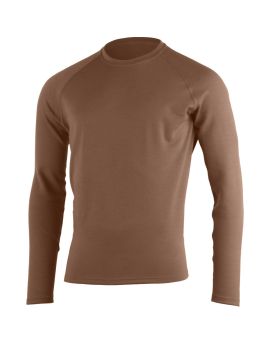 Bluza męska Lasting Wity 100% Merino Wool EXPEDITION Brązowy (7676)
