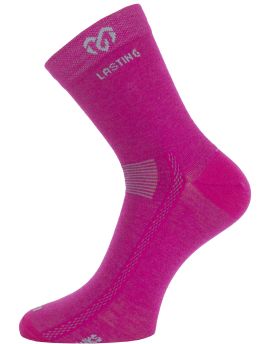 Skarpety Trekkingowe Lasting WKS 70% Merino Wool Różowy (408) M (38-41)