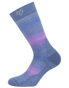 Skarpety trekkingowe Lasting WLG 80% Merino Wool Fioletowy (400) S (34-37)