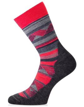 Skarpety trekkingowe Lasting WLI 80% Merino Wool Czerwony (388) M (38-41)