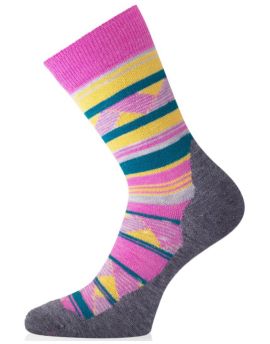 Skarpety trekkingowe Lasting WLI 80% Merino Wool Różowy (468) S (34-37)
