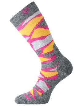 Skarpety trekkingowe Lasting WLJ 80% Merino Wool Różowy (408)