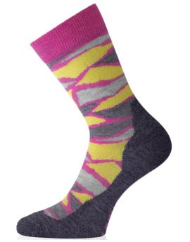 Skarpety trekkingowe Lasting WLJ 80% Merino Wool Różowy (485) S (34-37)