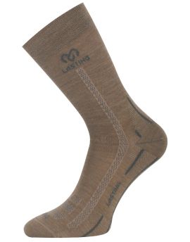 Skarpety Trekkingowe Lasting WLS 70% Merino Wool Brązowy (710) L (42-45)