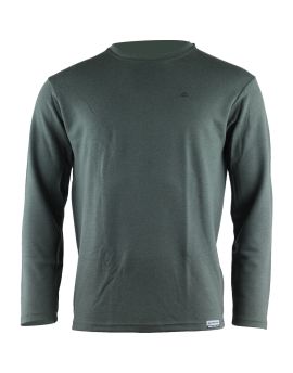 Bluza męska Lasting WOLK 100% Merino Wool Ciemnozielony (6262)