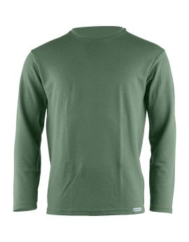 Bluza męska Lasting WOLK 100% Merino Wool Zielony (6666)