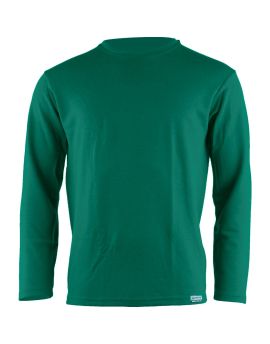 Bluza męska Lasting WOLK 100% Merino Wool Szmaragdowy (6669)