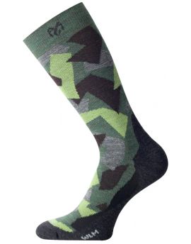 Skarpety Trekkingowe Lasting WOM 85% Merino Wool Ciemnozielony (620) S (34-37)