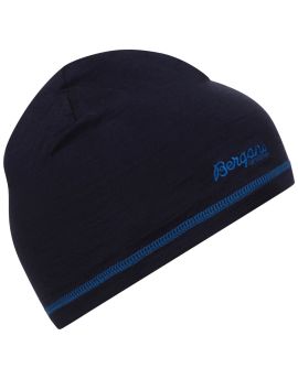Czapka dziecięca/młodzieżowa Bergans of Norway Wool Junior Beanie - Navy Mel
