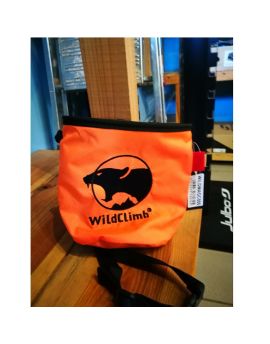 Woreczek na magnezję Wild Climb Nero-Orange