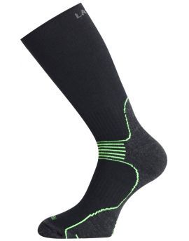 Skarpety Trekkingowe Zimowe Lasting WSB 85% Merino Wool Czarno-Zielony (906) XL (46-49)