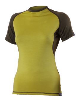 Koszulka damska Lasting Zita 100% Merino Wool HIKING Zielono-Oliwkowy (6463)