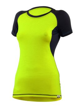 Koszulka damska Lasting Zita 100% Merino Wool HIKING Zielono-Grafitowy (6980)