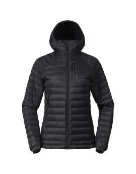 Kurtka puchowa damska Bergans of Norway Vaagaa Light Down Jacket Hood Black S