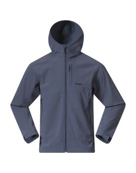 Kurtka męska Bergans of Norway Vaagaa Softshell Jacket Hood Granite Blue M