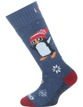 Skarpety Narciarskie Dziecięce Lasting SJT 70% Merino Wool 504 (Niebieski) XS (29-33)