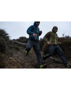 Spodnie membranowe unisex Nordisk Horizon 3-Layer - Black/Lime-XL