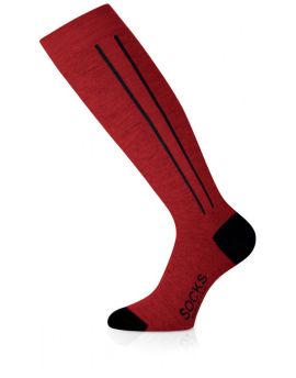 Skarpety Narciarskie Lasting FWC 85% Merino Wool Czerwony (319) M (38-41)