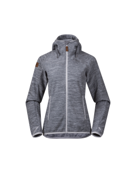 Bluza Polarowa Damska Bergans of Norway Hareid Fleece Lady Jacket Aluminium S