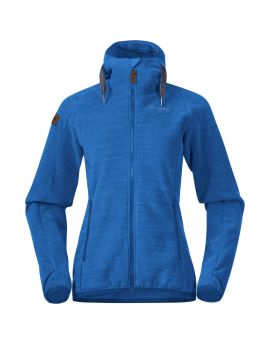 Bluza polarowa damska z kapturem Bergans of Norway Hareid Fleece Lady Jacket