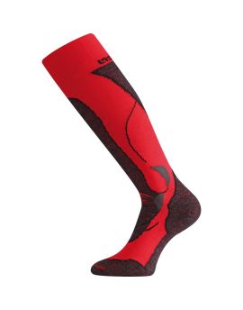 Skarpety narciarskie Lasting STW 70% Merino Wool-Czerwony (389)-M
