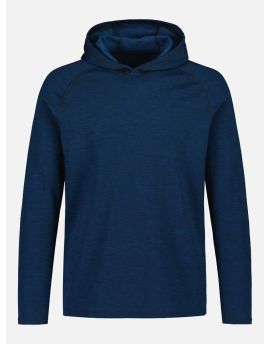 Bluza wełniana Svala Merino Extreme Hooded Shirt Petrol Blue