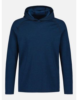Bluza wełniana Svala Merino Extreme Hooded Shirt Petrol Blue-M