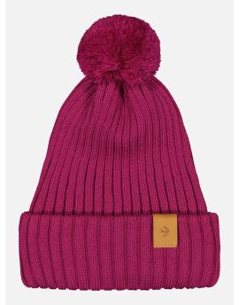 Czapka damska Svala Merino (100%) Beanie Pääsky Fuchsia