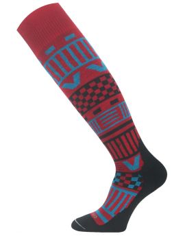 Skarpety Narciarskie Lasting SLA 80% Merino Wool Czerwony (306) S (34-37)