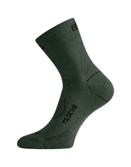 Skarpety trekkingowe Lasting TNW 75% Merino Wool Ciemnozielony (620) L (42-45)