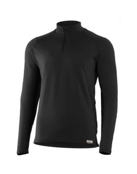 Bluza męska Lasting Wary 100% Merino Wool EXPEDITION Czarny (9099) M