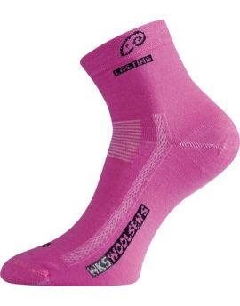 Skarpety Lasting WKS 70% Merino Wool-Różowy (499) S