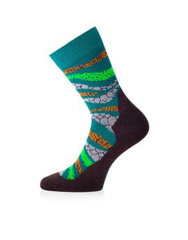 Skarpety trekkingowe Lasting WLF 80% Merino Wool Zielony (667) M (38-41)