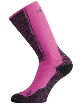 Skarpety trekkingowe Lasting WSM 85% Merino Wool -35°C Różowy (489) S (34-37)