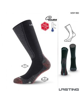 Skarpety Lasting WSM 85% Merino Wool -35°C-Czarny (900) S (34-37)