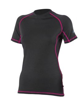 Koszulka damska Lasting Zita 100% Merino Wool HIKING Czarny (9045) S